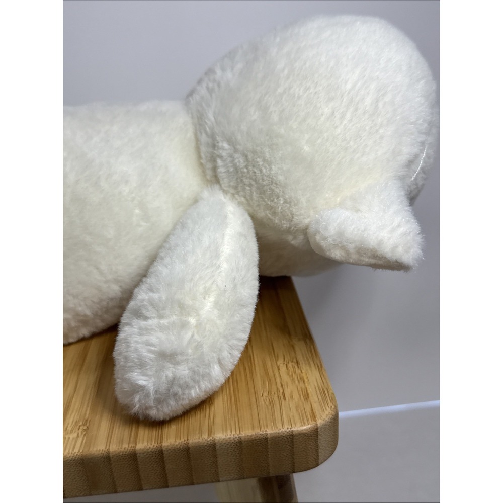Kelly Toy Baby Lamb Rattle Cream With Embroidered Eyes‎ Plush Stuffed Animal 12" - Picture 10 of 10